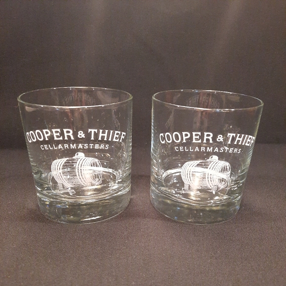 Cooper & Thief “Cellarmasters” Wine Rocks Cocktail Glasses ~ Set of 2 - Picture 1 of 6